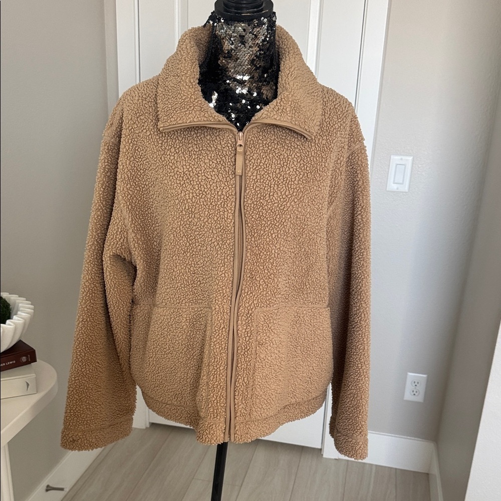 H&M Tan Sherpa Jacket